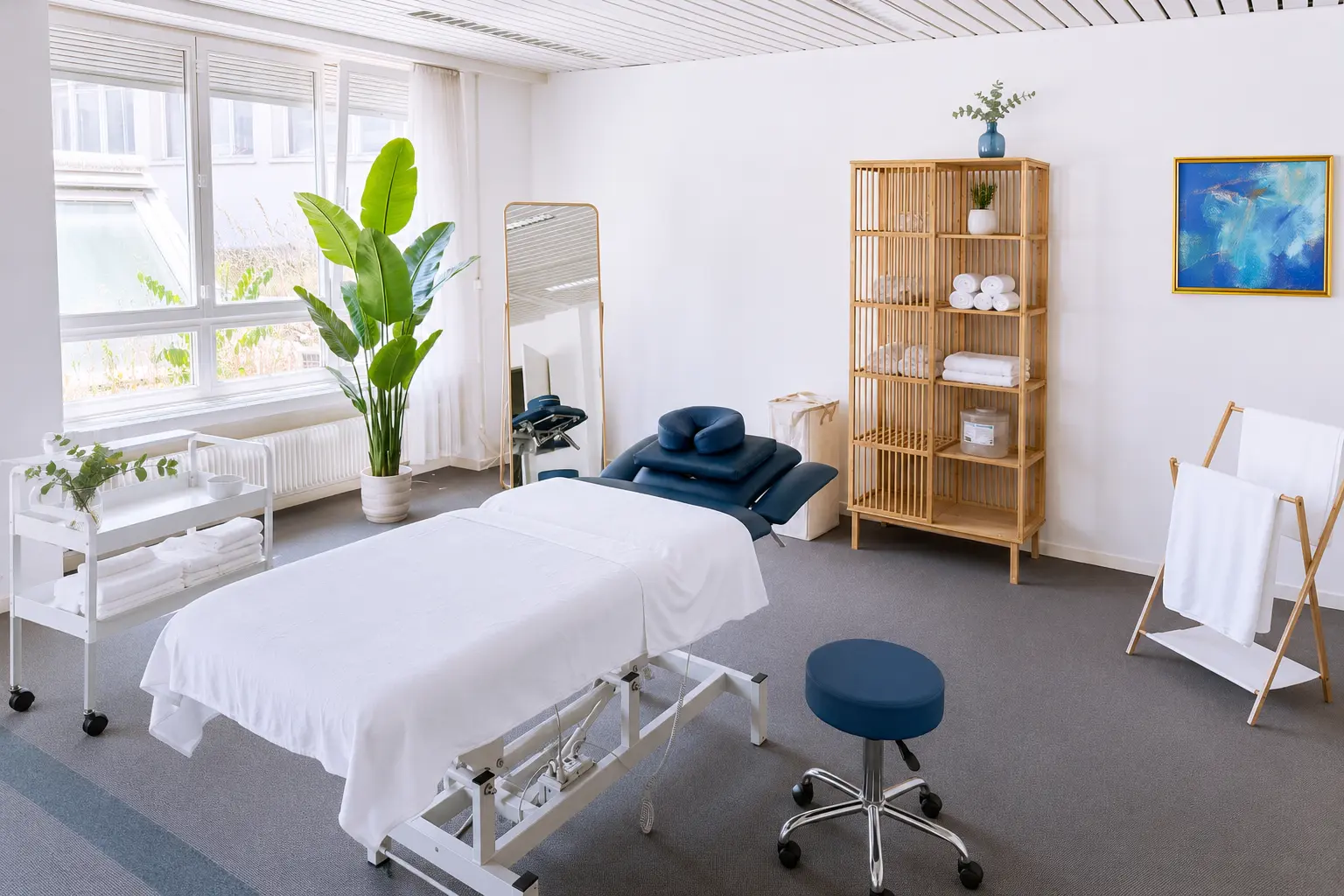 Empfang und Wartebereich im Massage Zentrum Sursee an der Centralstrasse